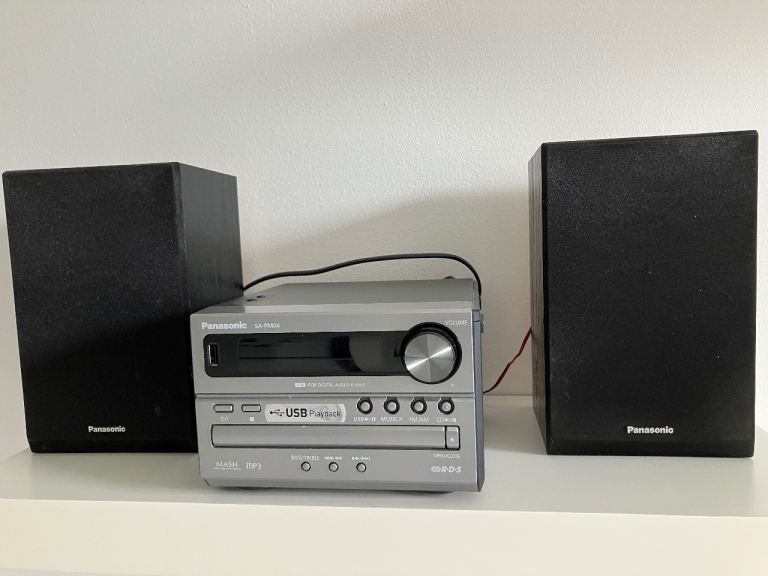 Panasonic SA-PM04 Micro Hi-Fi System with Remote - Fully Working