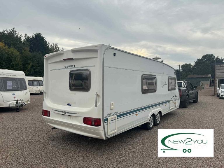 2003 Swift Conqueror 580 LUX 4 Berth Caravan - STOCK NO E204