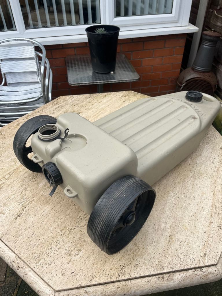 Waste container for caravan 