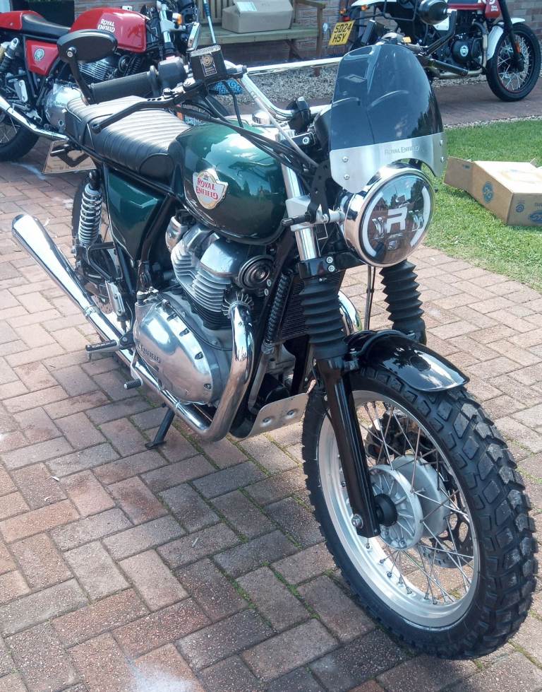 ROYAL ENFIELD, INTERCEPTOR, SCRAMBLER STYLE, RETRO, 2019, 650 (cc) TRIUMPH CAFE Racer
