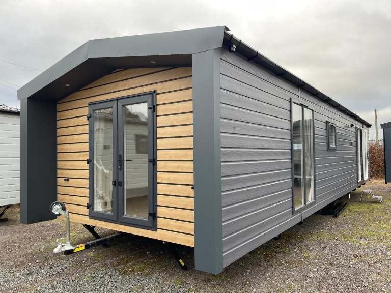 Static Lodge For Sale Off Site Nationwide Contemporary XL 1 Bedroom, 39x13