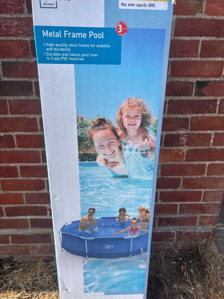 LIVARNO Home Metal Frame Pool - Brand New, Boxed