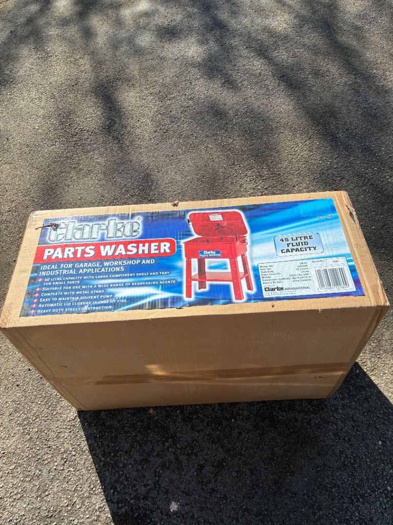 Clarke CW1D floor standing parts washer