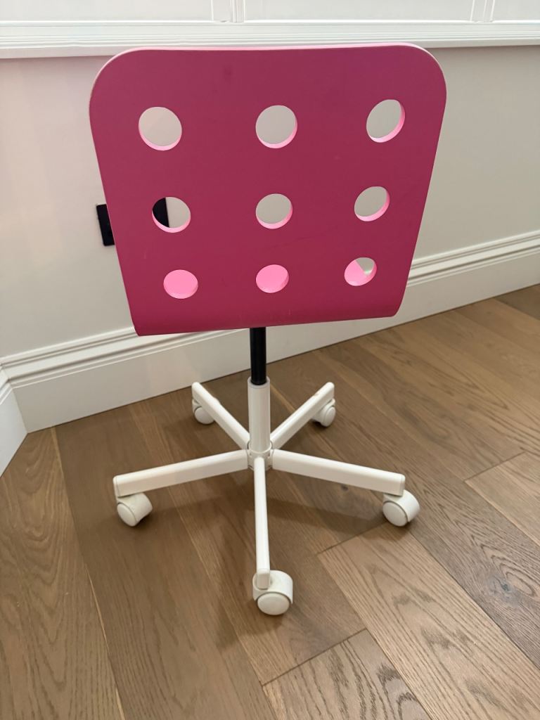 Free Pink Swivel Desk Chair for Kids – Good Condition