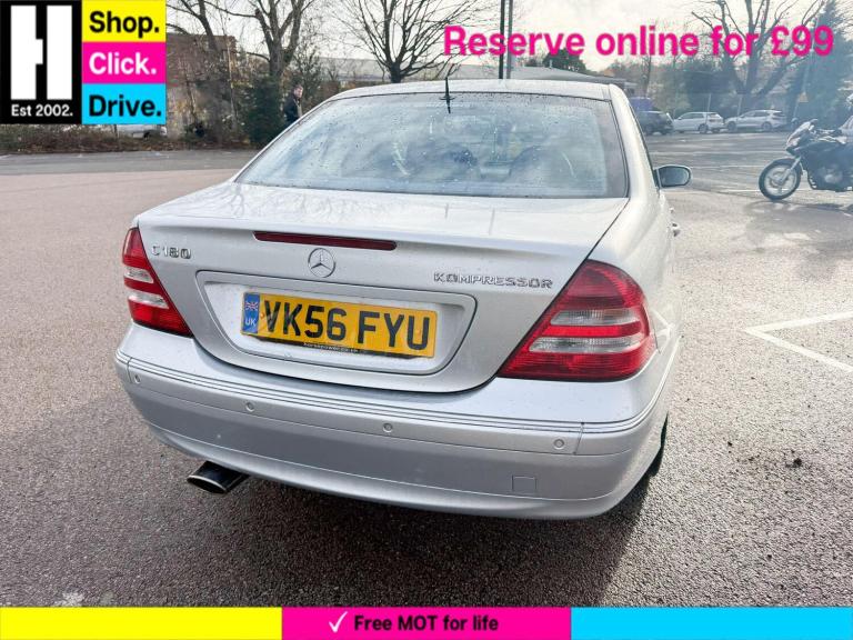 2006 Mercedes-Benz C Class 1.8 C180 Kompressor Avantgarde SE Saloon 4dr Petrol Automatic (193 g/k...