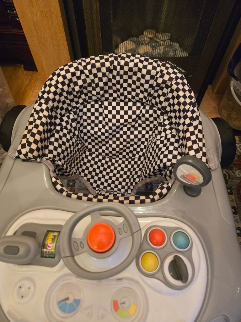 Grey Plastic Baby Walker - As Good as New