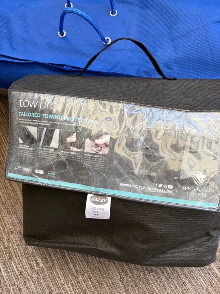caravan front towing cover