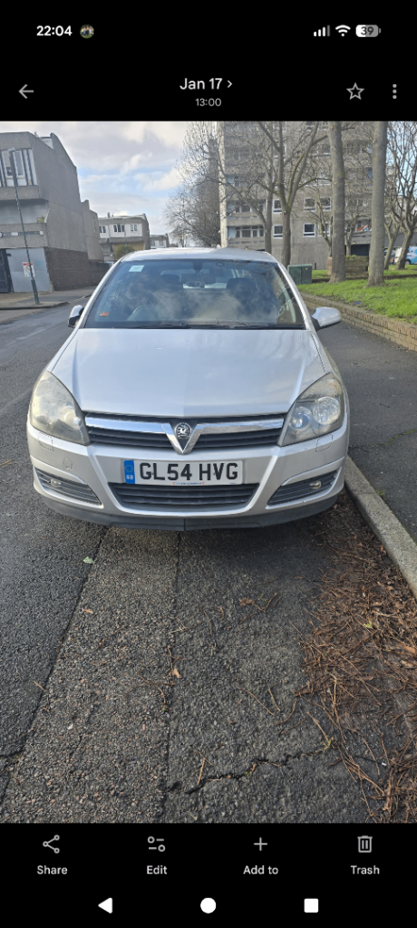 Vauxhall Astra 2004 – 68K Miles at last MOT– Spares/Repair