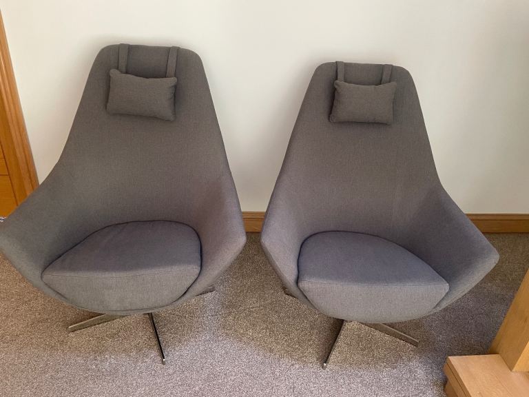 Pair of Dwell accent chairs 