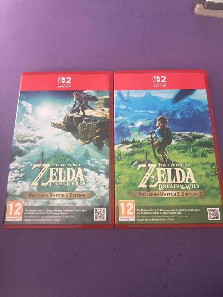 Both Zelda switch 2 versions