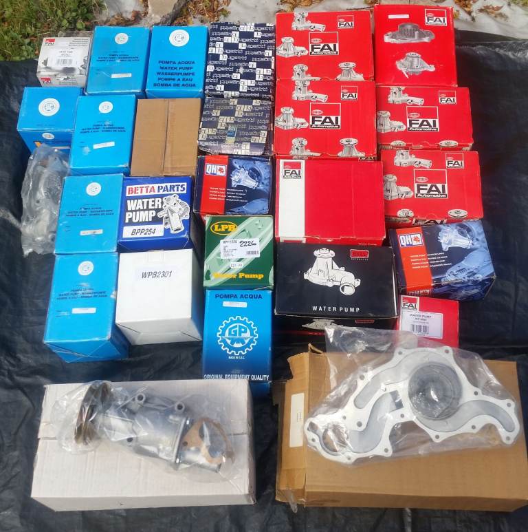 Huge Job lot car parts BMW Ford VW MERC Alfa etc. brake shoes, CV joints, shocks, water pumps etc