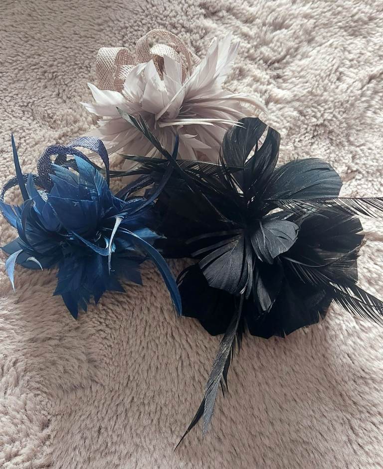 set of 3 fascinators