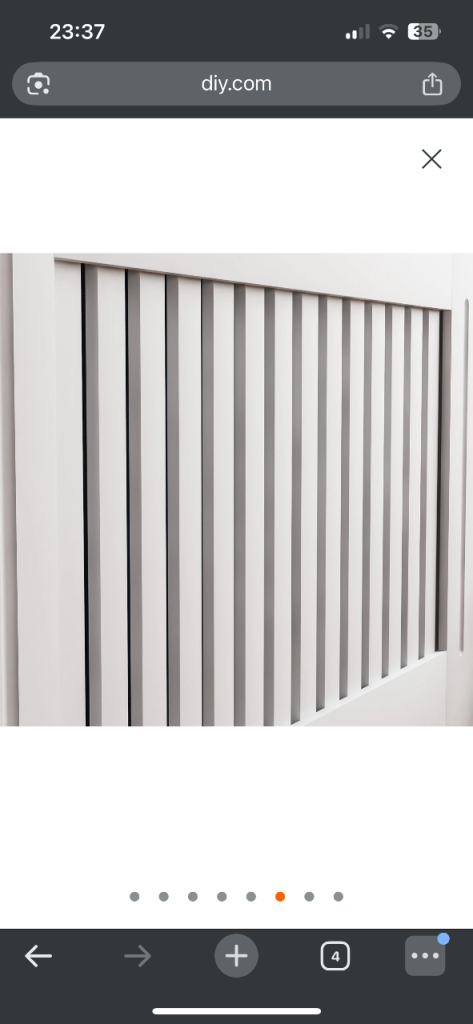 Brand new semi assembled radiator cover