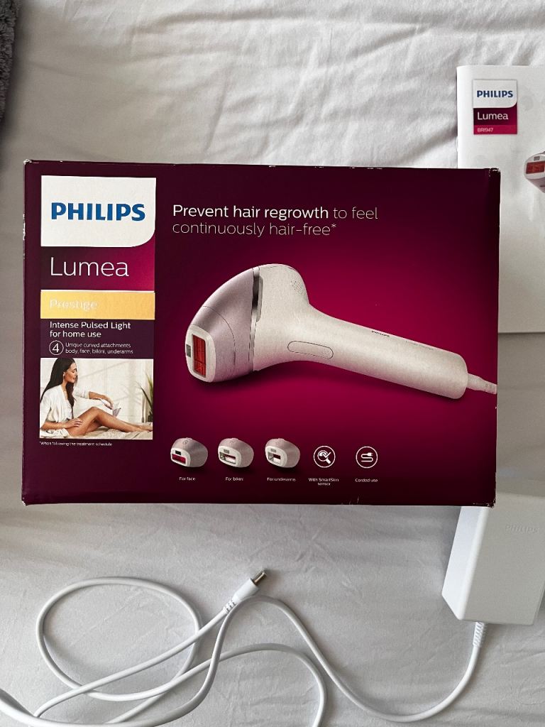 Philips Lumea Prestige IPL Hair Removal Device – Excellent Condition And hardly used