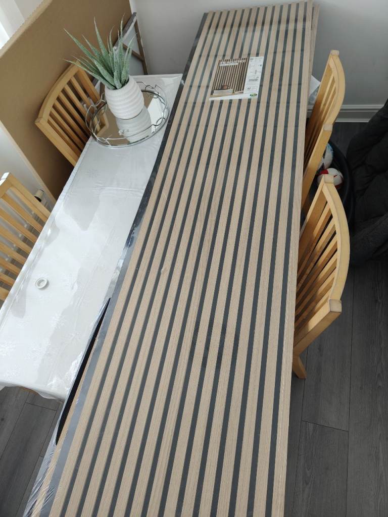 2 brand new Acustico oak wood acoustic panels