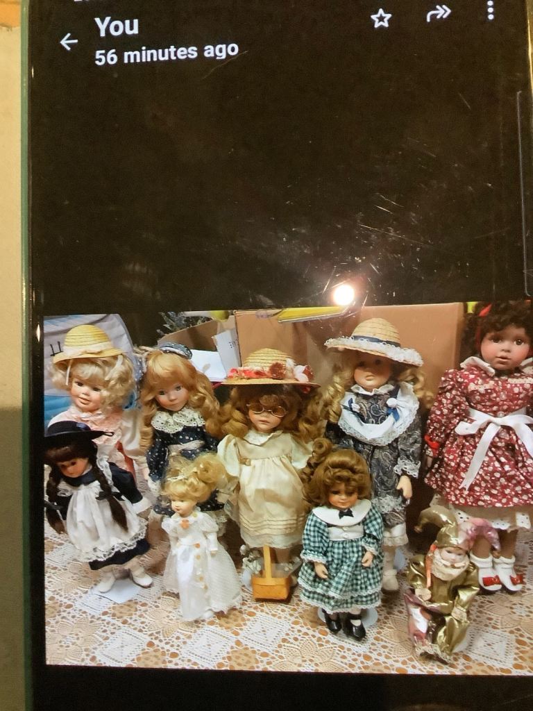 Porcelain doll collection