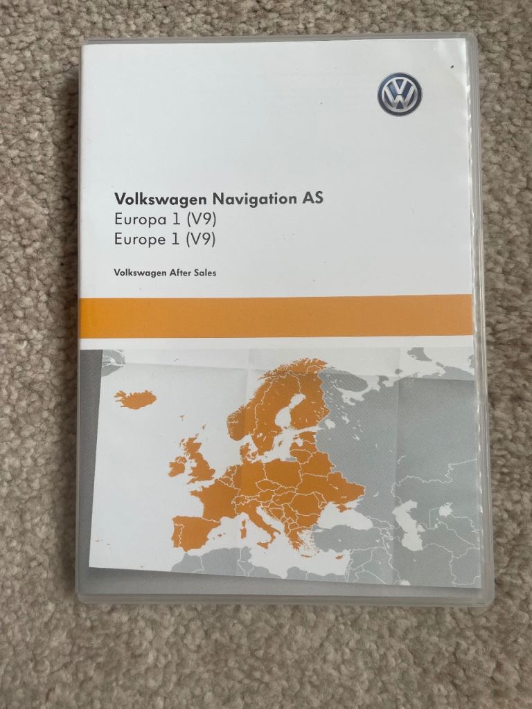 Volkswagen Navigation 2018 onwards  AS Europa 1 (V9) SD Card