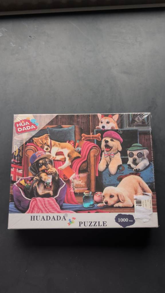 HUADADA 1000 Piece Dog Puzzle – Brand New