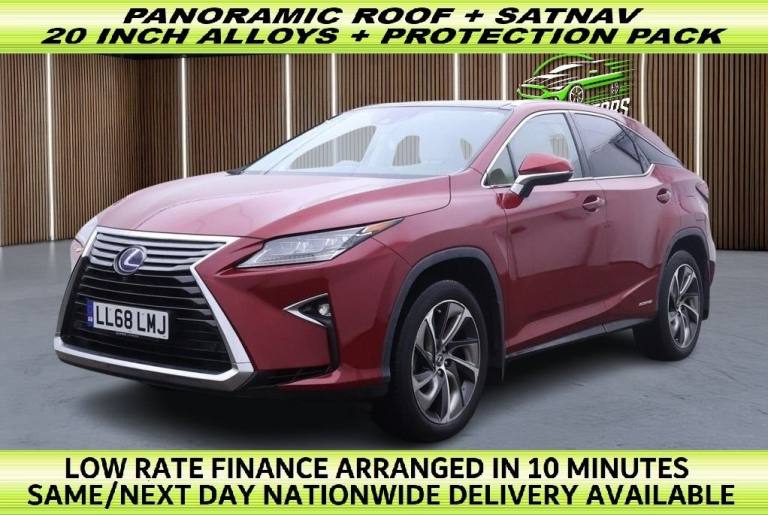 2018 68 LEXUS RX 3.5 450H V6 PREMIER SUV 5DR PETROL HYBRID CVT 4WD EURO 6 (S/S) 