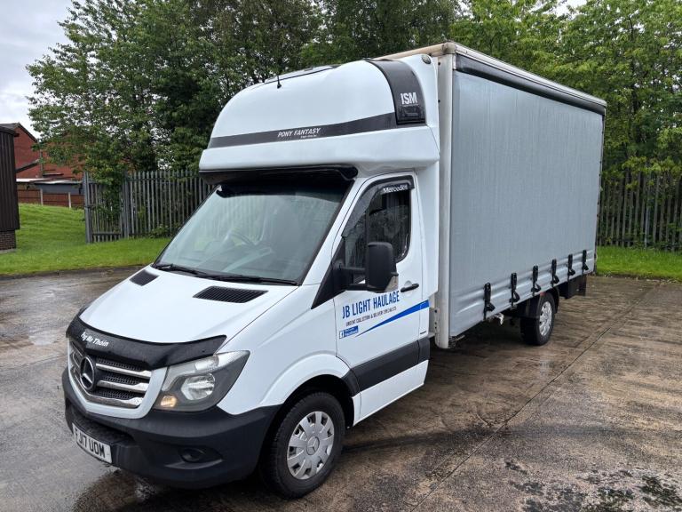 2017/17 Mercedes Sprinter 314 CDI Bluetec LWB Curtainsider Sleeper Cab / Sleep P