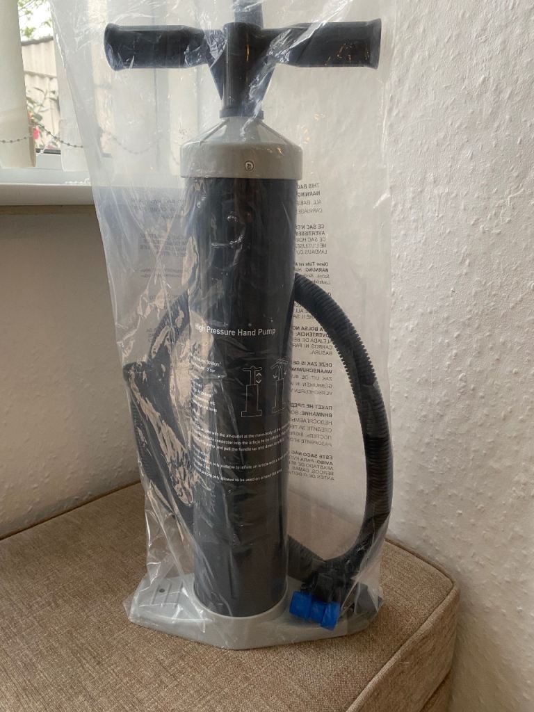 High Pressure hand pump for awning / air bed etc.  