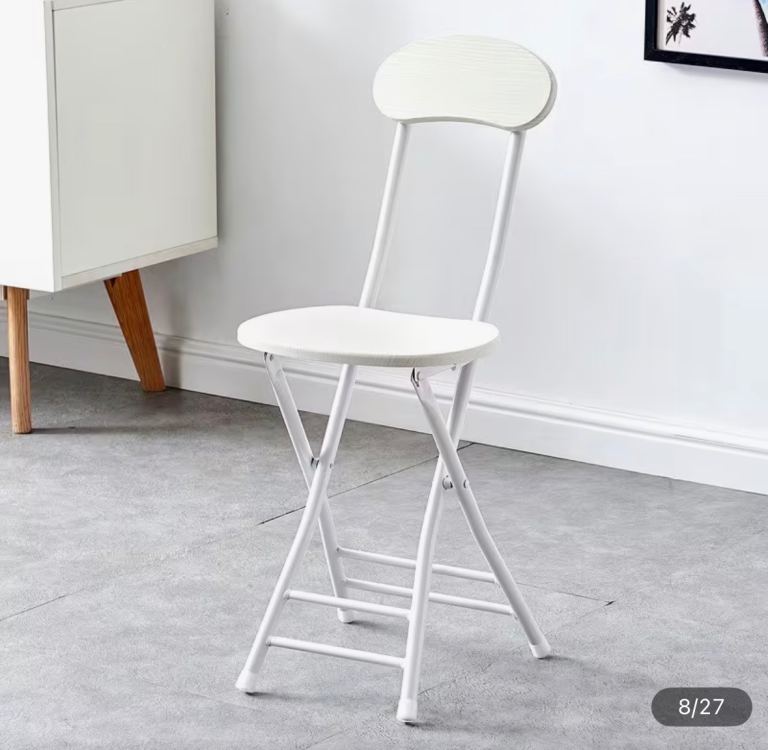 x30 small folding white chairs 
