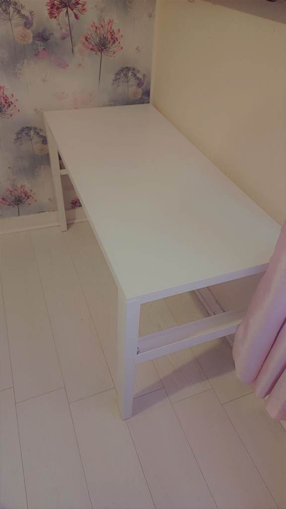 White desk