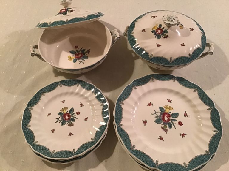 Royal Doulton Lowestoft Bouquet China. 