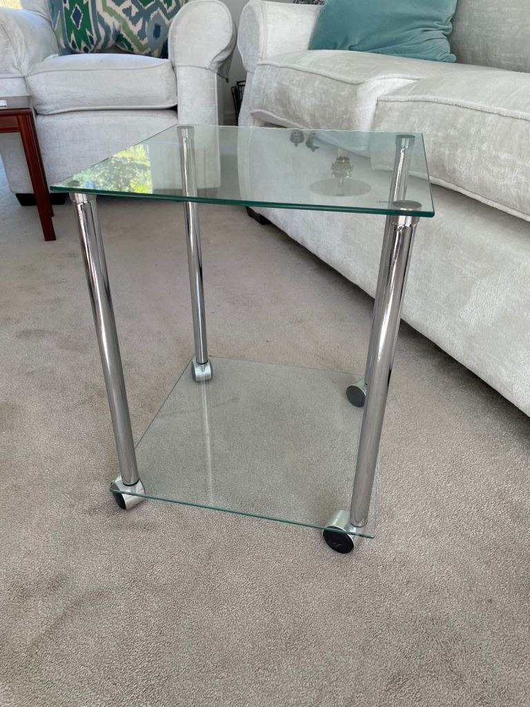 Glass Side Table