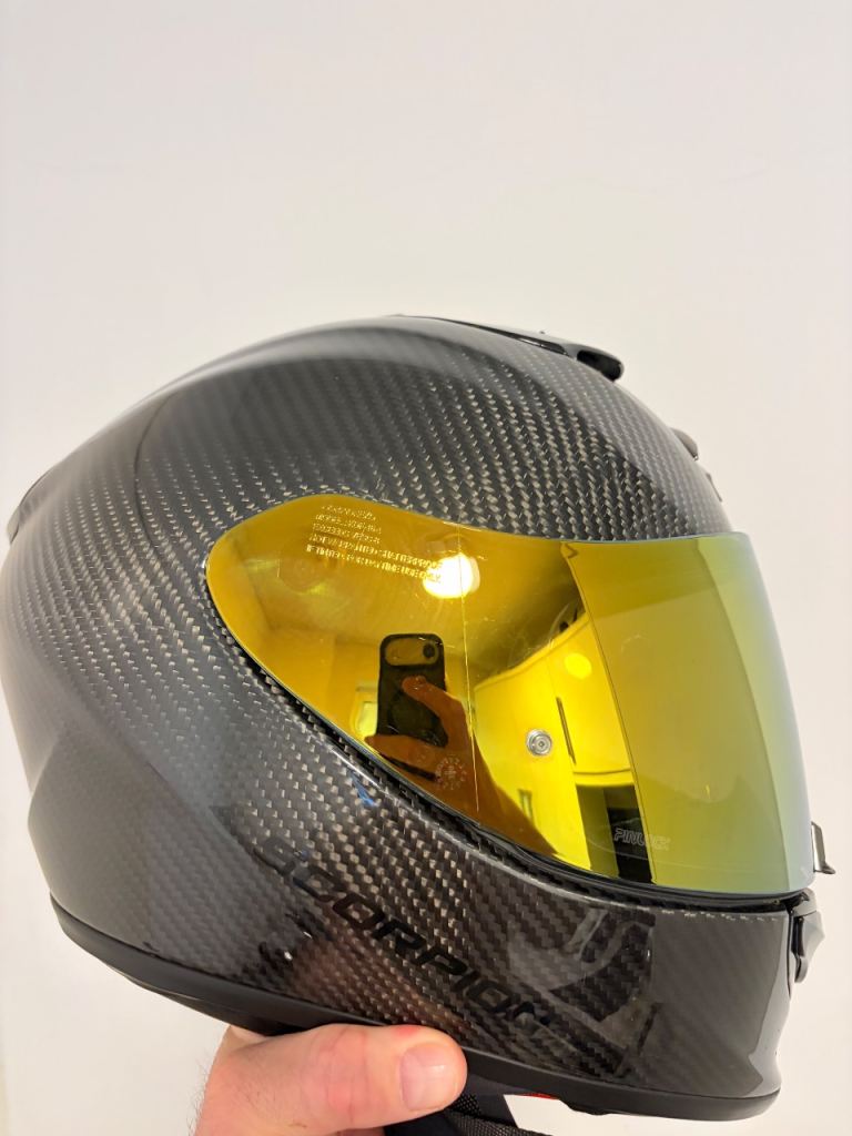 Scorpion motorcycle helmet 