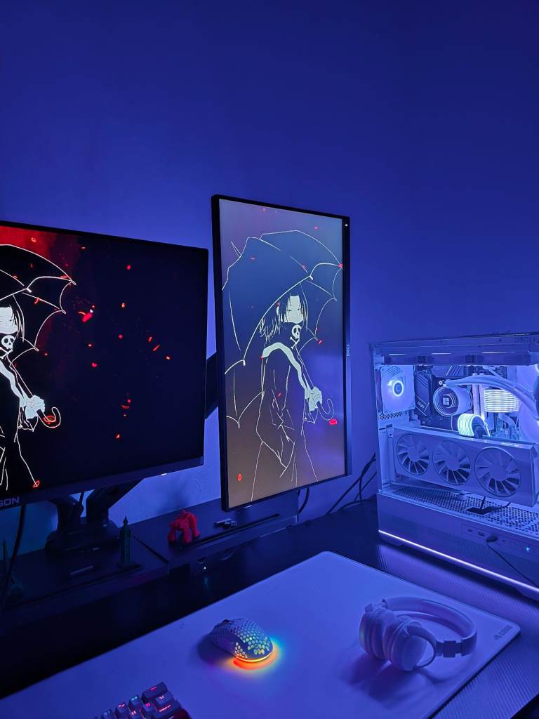Full SETUP, Custom GAMING PC / RX 9070 XT / i7 - 13700KF / 32GB Ram New Build + 4K Oled AOC AGON PRO