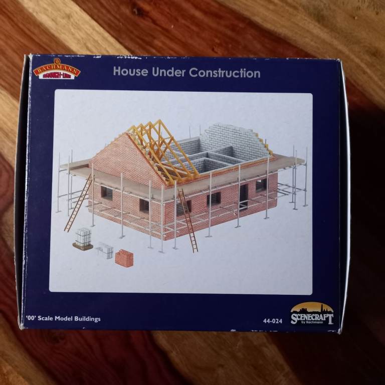Bachmann Scenecraft 'House Under Construction' 44-024 Model Building 00 Scale NEW