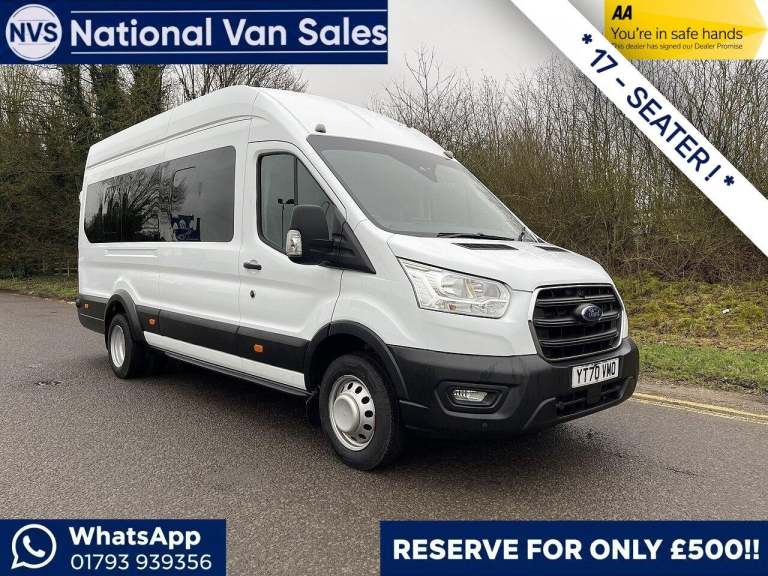 2020 Ford Transit 2.0 460 EcoBlue Leader RWD L4 H3 Euro 6 (s/s) 5dr (17 Seat, DRW) MINIBUS Diesel...