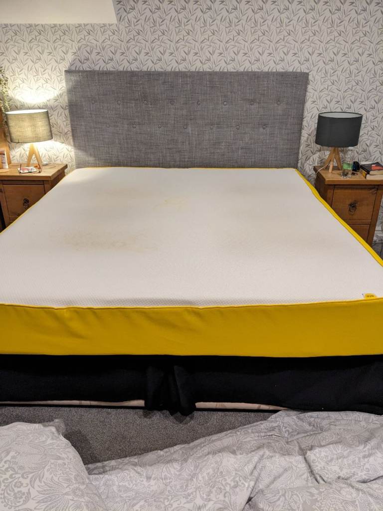 Super king size bed and Eve firm mattress 