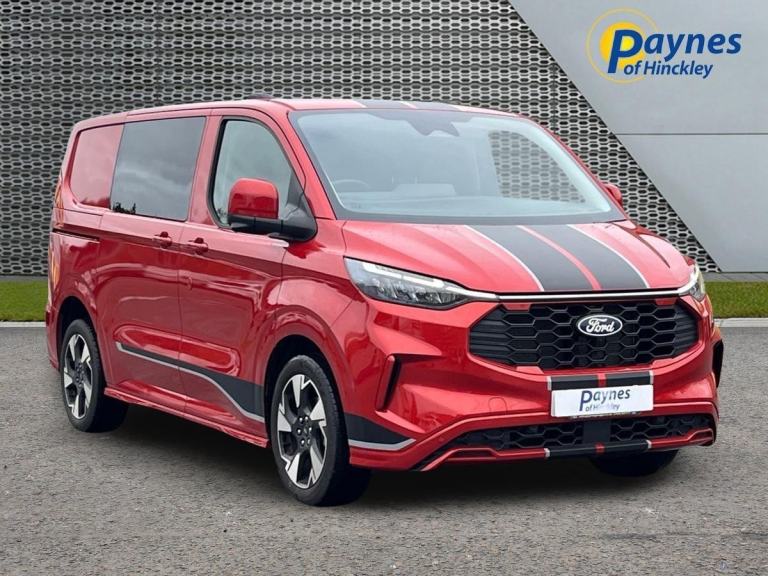 2025 Ford Transit Custom DCIV 320 L1 SPORT 2.0L 170PS AUTO Artisan Red HIGH SPEC