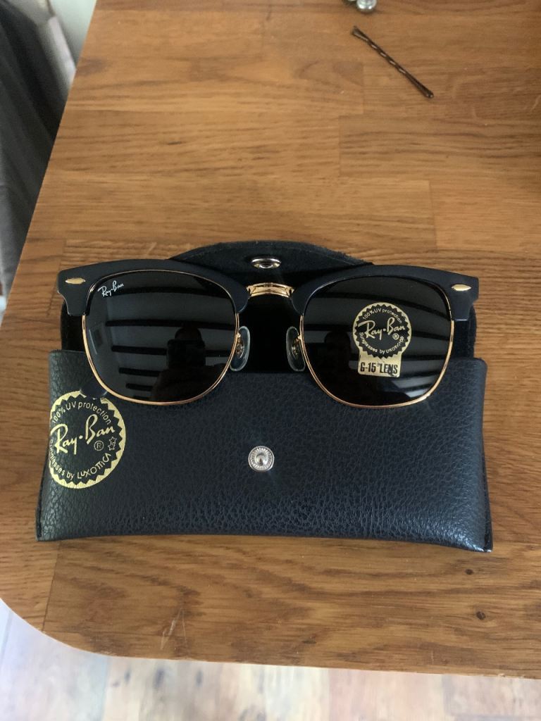 Ray-Ban Clubmaster Sunglasses – Brand new 