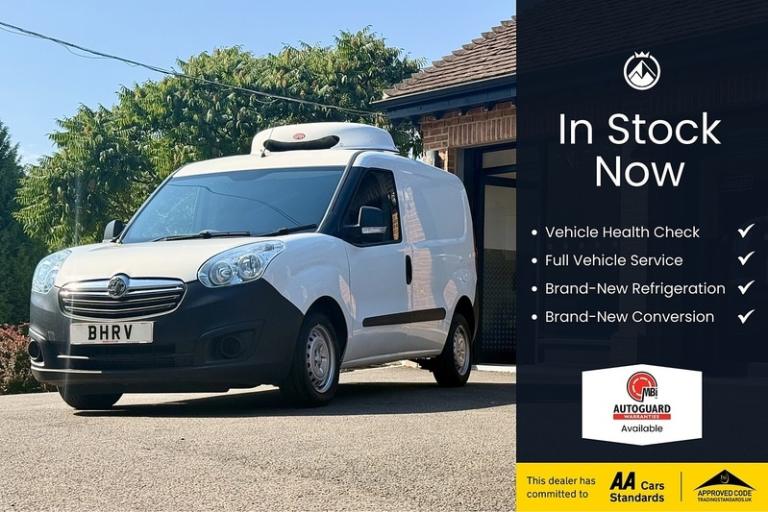 2017 Vauxhall Combo Refrigerated Freezer Chiller Van Small Fridge Van Diesel Manual