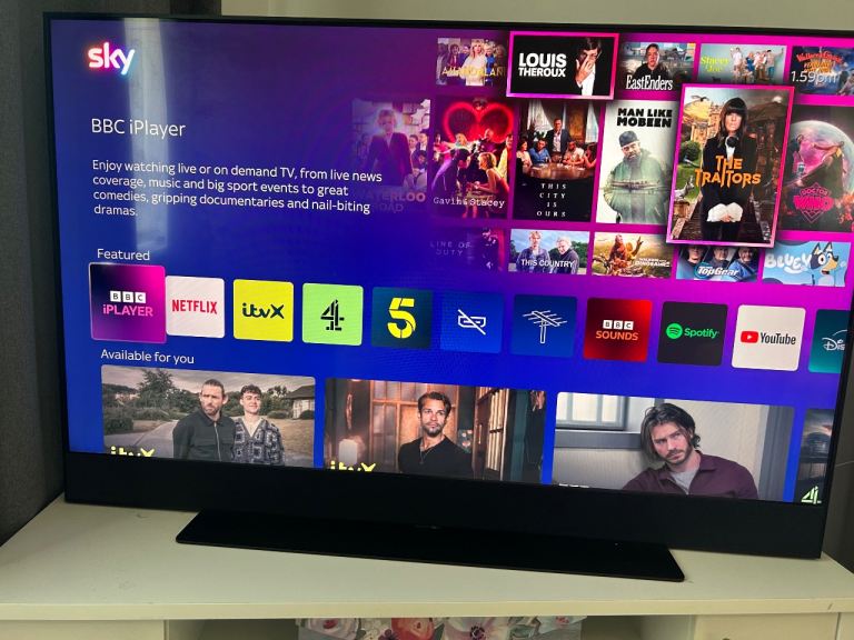 Sky glass 55inc TV smart tv 