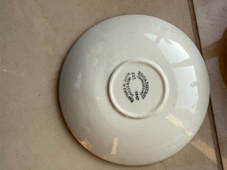 Vintage Broadhurst Staffordshire English country tableware 
