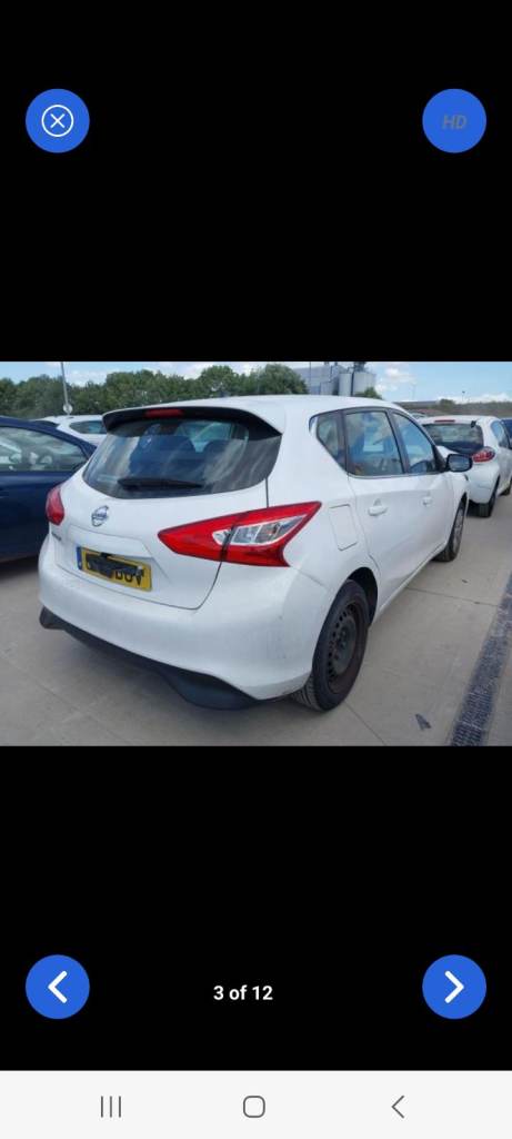 Nissan pulsar 2017 breaking 