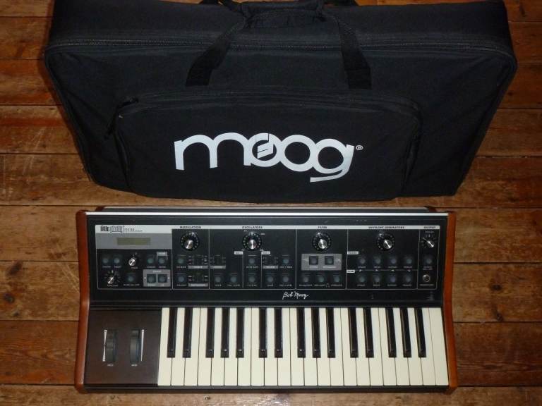 Moog Little Phatty Tribute Limited Edition analogue synthesiser with Moog gig bag