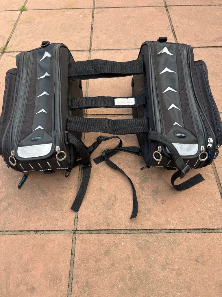 Oxford motorcycle panniers 