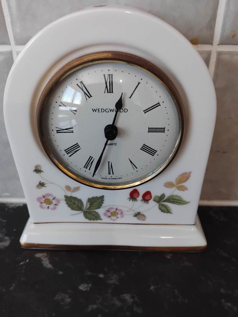 Wedgwood Bone China Clock. , £60.00 for Sale in Airdrie, North Lanarkshire