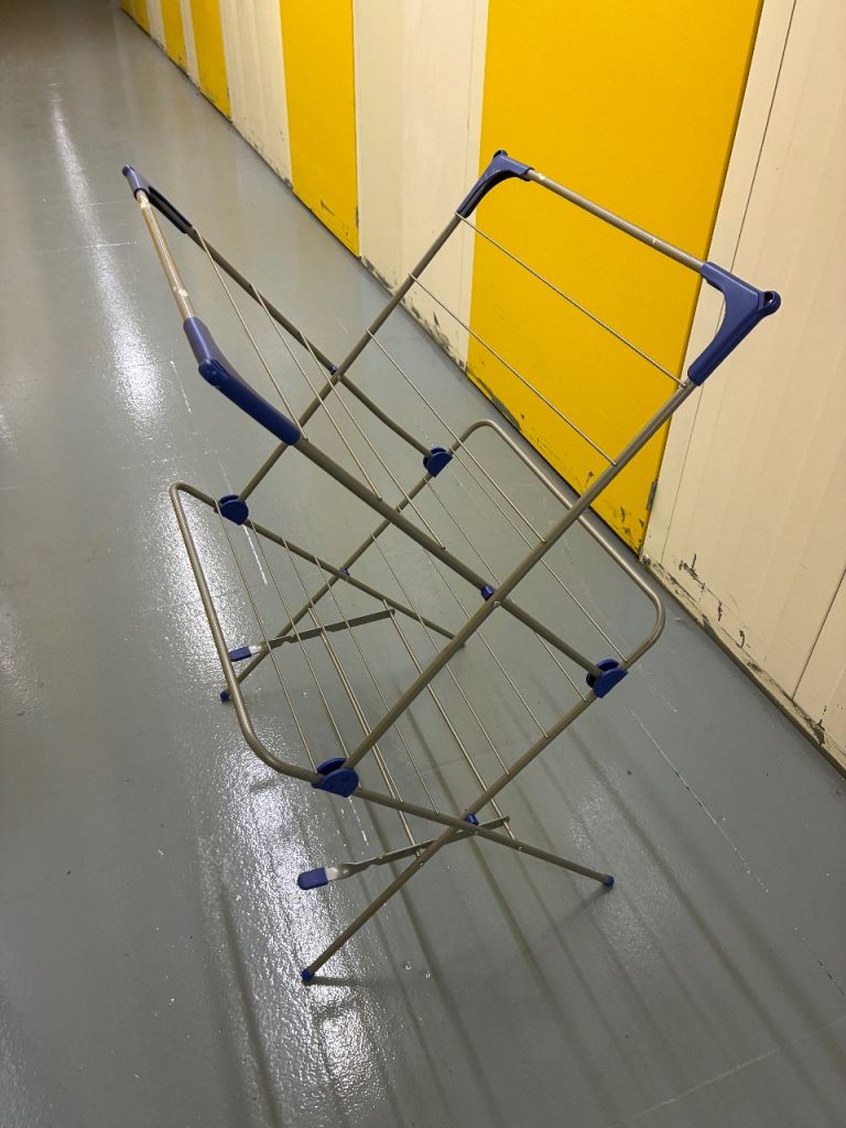 Two tier metal clothes horse airer