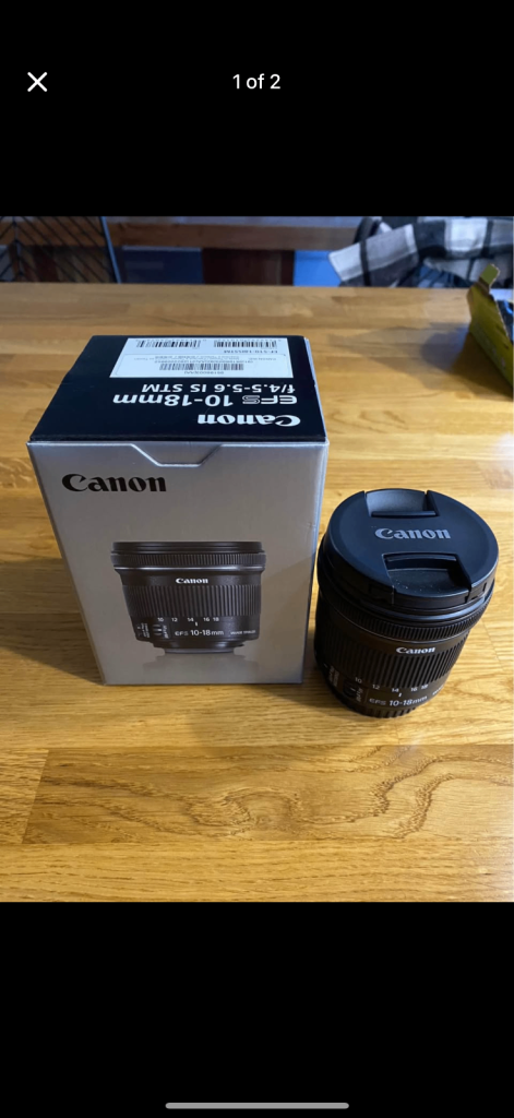 Cannon 10-18 STM Lens