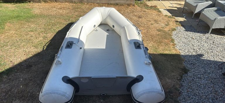 3D Tender Inflatable Dinghy – White, Good Condition