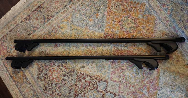 Nordrive Helio roof bars for raised rails 