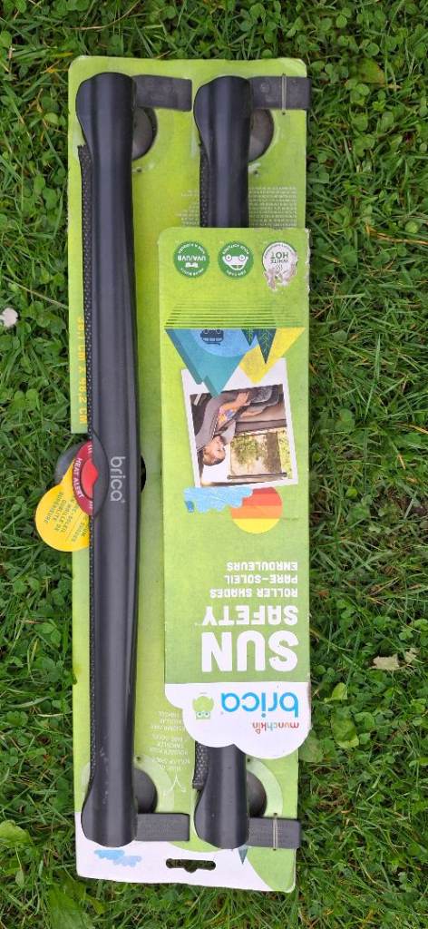 Brica Child Car Window Sun Safety Roller Shade - NEW