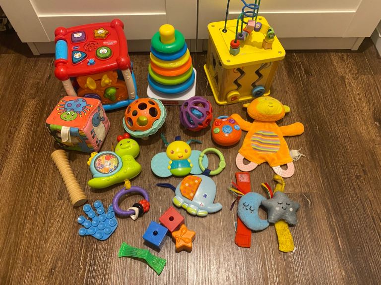 Set of baby toys