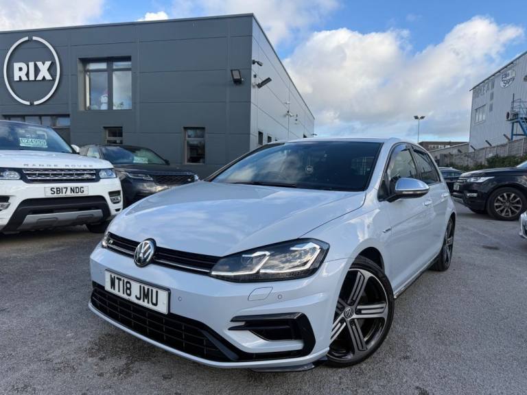 2018 Volkswagen Golf 2.0 TSI R Hatchback 5dr Petrol DSG 4Motion Euro 6-FINISHED IN WHITE WHITE S ...